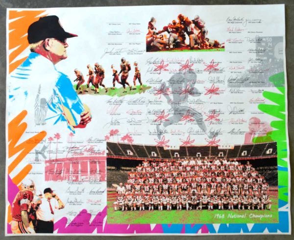 ohio state 1968 signed print